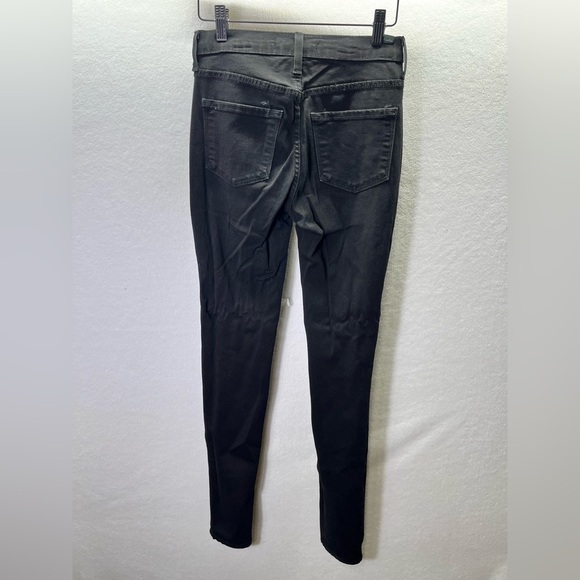 KanCan Button Fly Skinny Jeans Womens 25 Black Denim Stretch Cute Comfy 2328 - Picture 8 of 9